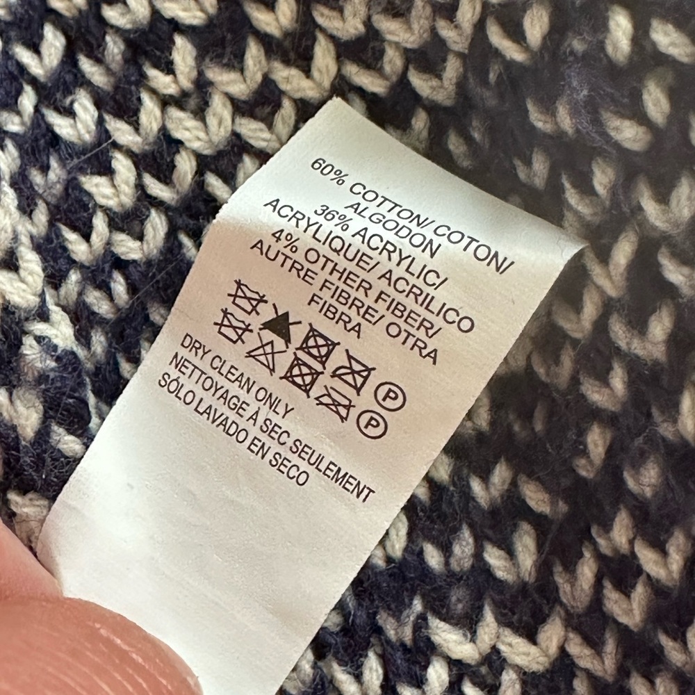 Lucky Brand  Open Front Double Face Long Cardigan size S/P oversized - Picture 7 of 10